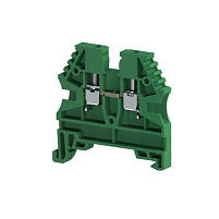 Клеммник на DIN-рейку 2,5мм.кв. (зелеый); AVK2,5(RP)