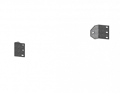 Комплект кронштейнов (2шт.) для Din-рейки для ВРУ Unit EKF PROxima - фото1
