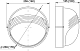 Светильник НПП1107 черный/круг ресничка 100Вт IP54 - фото2