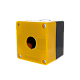 Корпус КП101 пластиковый 1 кнопка желтый EKF PROxima - фото3