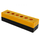 Корпус КП106 пластиковый 6 кнопок желтый EKF PROxima - фото1
