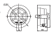 Светильник ЛВО1504 хром/круг с растром Е27 2х26 IP20 - фото2