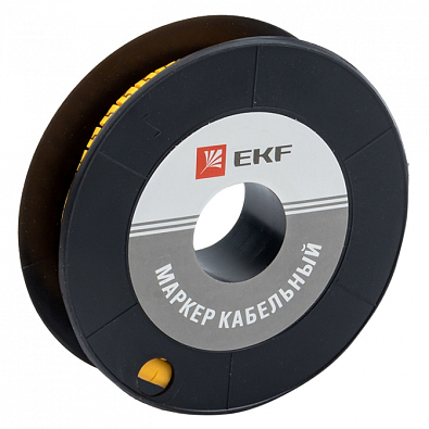 Маркер кабельный 4,0 мм2 "2" (500 шт.) (ЕС-2) EKF PROxima - фото1