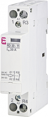 Контактор модульный RD 20-11 (24V AC/DC) (AC1) - фото1