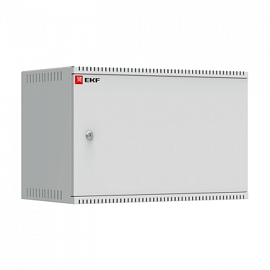 Шкаф телекоммуникационный настенный 6U (600х350) дверь металл, Astra серия EKF PROxima - фото1