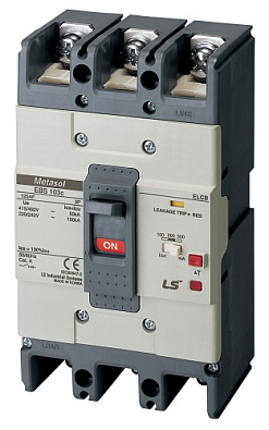 Дифференциальный выключатель в литом корпусе EBS103c 100A 100-500mA EXP - фото1