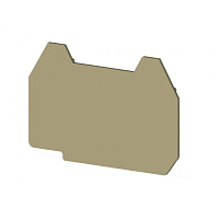 Концевой сегмент на клеммники AVK 2,5 CCT, (бежевый); NPP AVK2,5CC