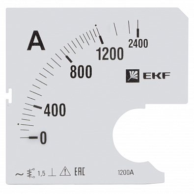 Шкала сменная для A961 1200/5А-1,5 EKF PROxima - фото1