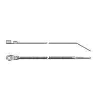 Кабельная стяжка с монтажным отверстием; YKB TCV 2,5x100 BE; Белая