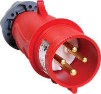 Вилка переносная ССИ-024 32А-6ч/380-415В 3Р+РЕ IP44 MAGNUM