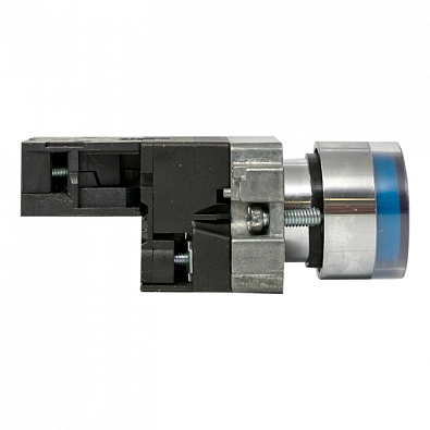Кнопка BA61 с подстветкой 230В синяя NO IP65 EKF PROxima - фото2