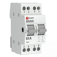 Трехпозиционный переключатель 2P 40А  Basic