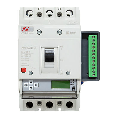 Автоматический выключатель AV POWER-1/3 100А 50kA ETU6.2 - фото5