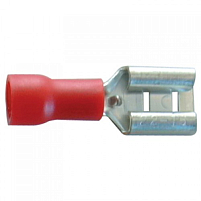 Наконечн. изол. 1,5-2,5 мм.кв., плоский гнездовой, 4,8x0,5;   KFD-2485