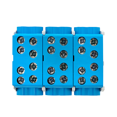 Клемма распределительная КСР с двойным винтом 2x35/2x25 синяя EKF PROxima - фото15