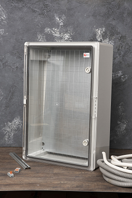 Щит пластиковый с монтажной платой прозр. дверь 600х400х200 мм IP65 EKF PROxima - фото11