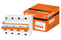 ВА47-100 4Р 50А 10кА  х-ка С TDM ELECTRIC модульный автоматический выключатель