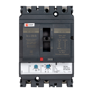 Выключатель автоматический ВА-99C (Compact NS) 250/250А 3P 45кА EKF PROxima - фото10