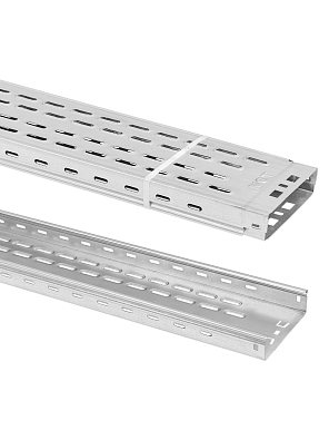 Лоток перфорированный 50х150х3000-1,0 мм TDM ELECTRIC - фото1