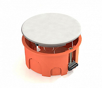 Коробка распаячная для скрытого монтажа в полых стенах D80мм х 40мм (с пластиковыми зажимами)