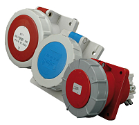 Розетка встраиваемая EEH-3232 IP67 (32A, 230V, 2P+PE)
