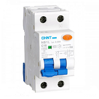 Диф. авт. выкл. NB1L-40 4P C40 100mA тип AC 6kA
