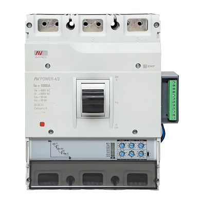 Автоматический выключатель AV POWER-4/3 1000А 50kA ETU2.2 - фото5