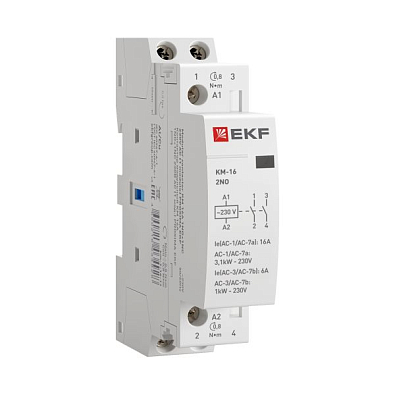 Контактор модульный КМ 16А 2NО (1 мод.) EKF PROxima - фото18