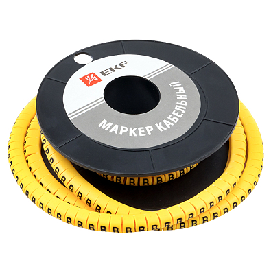 Маркер кабельный 2,5 мм2 "B" (1000 шт.) (ЕС-1) EKF PROxima - фото7