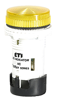 Лампа сигнальная LED матовая TT04X1 240V AC (желтая) 54мм