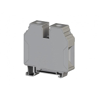 Клеммник на DIN-рейку 35мм.кв., винт под шестигр. (серый); AVK35I RDS