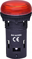 Лампа сигнал. LED матовая ECLI-024C-R 24V AC/DC (красная)