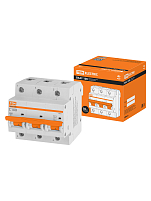 ВА47-100 3Р 100А 10кА  х-ка С TDM ELECTRIC модульный автоматический выключатель