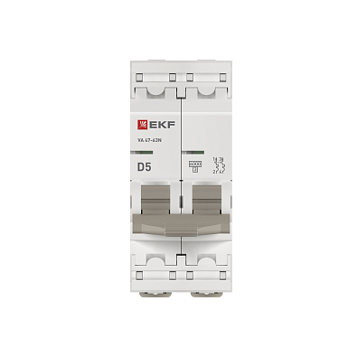 ВА 47-63N 2P 5А (D) 6кА EKF PROxima автоматический выключатель, арт. M636205D - фото6