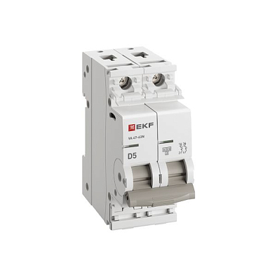ВА 47-63N 2P 5А (D) 6кА EKF PROxima автоматический выключатель, арт. M636205D - фото8