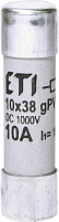 Предохранитель CH 10x38 gPV 10A 1000V (10kA) UL цилиндрический