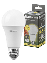 Лампа светодиодная А60 15 Вт, 230 В, 3000 К, E27 TDM ELECTRIC