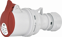 Розетка кабельная ES-1643 IP44 (16A, 400V, 3P+PE)