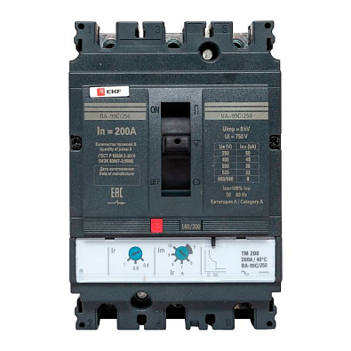 Выключатель автоматический ВА-99C (Compact NS) 250/200А 3P 45кА EKF PROxima - фото21