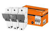 Держатель плавких вставок ДПВ 22х58 3П TDM ELECTRIC