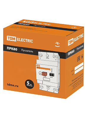 Пускатель ПРК80-4 In=4A Ir=2,5-4A Ue 660В TDM ELECTRIC - фото3