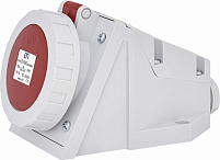 Розетка настенная EZH-1643 IP67 (16A, 400V, 3P+PE)