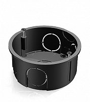 Коробка установочная D65x25мм  для скрытого монтажа в кирпичных стенах (с саморезами)