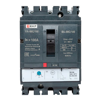 Выключатель автоматический ВА-99C (Compact NS) 100/100А 3P 36кА EKF PROxima - фото21