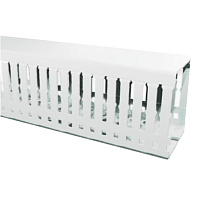 KKD 8040; Перфорированный короб с крышкой, 80x40  (ШxВ) Белый