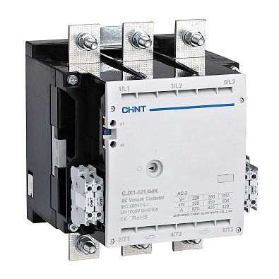 Контактор вакуумный CJX1-820/44K 820А(АС3) 4НО+4НЗ AC/DC 380В 50/60Гц - фото1