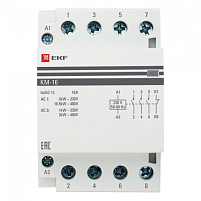 Контактор модульный КМ 16А 2NО+2NC (3 мод.) EKF PROxima