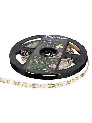 Лента светодиодная SMD2835-120 LED/м-IP20-12 В-9,6 Вт/м-3000 К (5 м) блистер TDM ELECTRIC - фото2