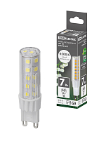 Лампа светодиодная G9-7 Вт-230 В-6500 К, SMD, 17,5x65,5 мм TDM ELECTRIC