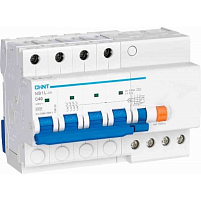 Диф. автомат NB1L-63 4P C63 300mA  тип AC 6kA (R)